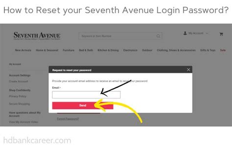 seventh avenue login password reset